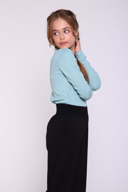 Джемпер "лапша" стойка арт. 13288