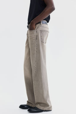 Vaquero recto con costuras giradas Loose Fit - H&m фото 7