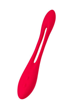 Многофункциональный вибратор для пар Satisfyer Elastic Joy, красный  фото 7