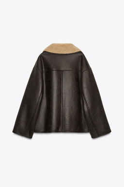 ZW COLLECTION DOUBLE-FACED JACKET - Zara фото 8