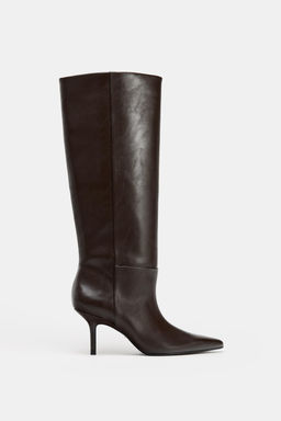 POINTED HIGH-HEEL BOOTS - Zara фото 2