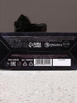 Подарочный набор 100% мужик, гель для душа и мочалка для тела, 100 мл, Чистое счастье