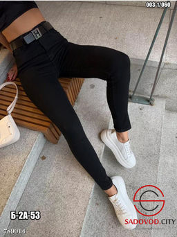 Женские узкие джинсы черные - Bruno фото 6