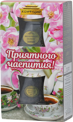 Конфуций. Набор Чайная пара. Небесные Дары 105 гр. карт.упаковка