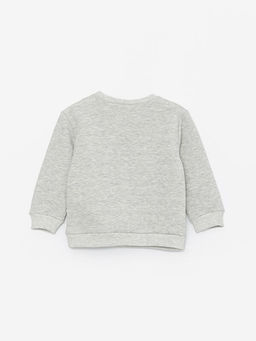 Bisiklet Yaka Uzun Kollu Bask?l? Erkek Bebek Sweatshirt - Waikiki фото 3