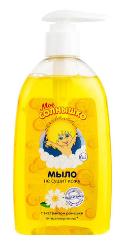 МОЕ СОЛНЫШКО жидк.мыло 300мл с экстрактом Ромашки (6шт/кор)