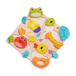 Пазл-вкладыш "Зверята"