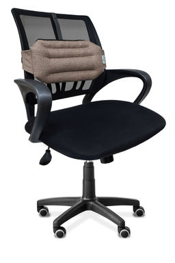 Подушка под спину Офис Крафт с лузгой гречихи