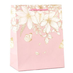 Цена за 12 шт. Пакет подарочный 18x23x10см Цветы / 5306M /уп 12/720/ - Галеонтрейд фото 4