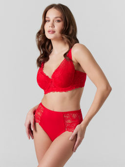 Бюстгальтер женский красный с кружевом красный 512553 - Mark formelle фото 3