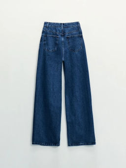 Джинсы wide leg с высокой посадкой / Zarina фото 2