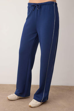 Kahverengi Wide Leg/Genis Kesim Biye Detayl? Orme Esofman Alt? TWOAW26EA00012 - Trendyolmilla фото 8