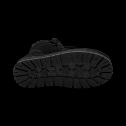 Ботинки из натуральной кожи на меху 607 черные