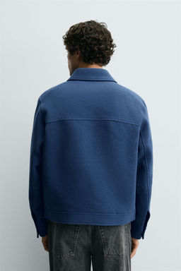 ZIP-UP WOOL EFFECT JACKET - Zara фото 3