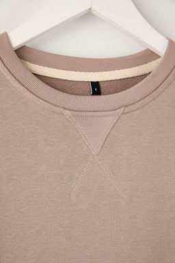 Indigo Rahat Kesim Basic Bisiklet Yaka Sweatshirt TMNAW26SW00060 - Trendyolmilla фото 5