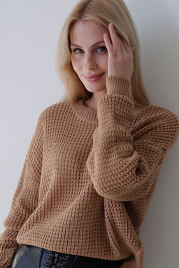 10815 Джемпер светло-коричневый - Martichelli фото 29