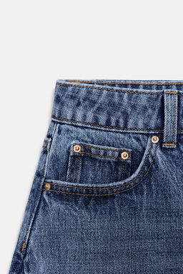 JEANS Z1975 BARREL TIRO ALTO COSTURAS / Azul medio - Zara фото 10