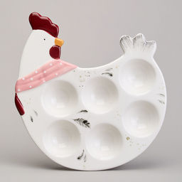 Блюдо на 6 яиц "Funny hens" в форме курочки 24,3*22*3 см 358-2293