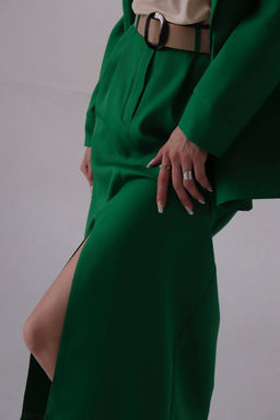 Юбка миди-макси зелёная - Martichelli фото 12