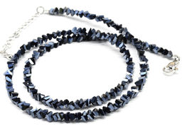 Чокер на шею женский из циркона огранка 4мм цв.зеленый хамелеон, 38см - Радуга камня фото 6