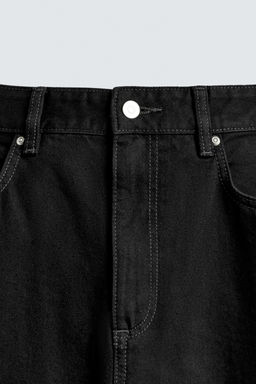 TAPERED WIDE-LEG JEANS - Zara фото 9