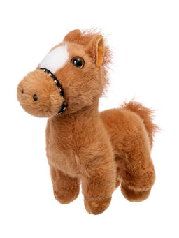 Мягкая игрушка Лошадка, 15 см, на присоске