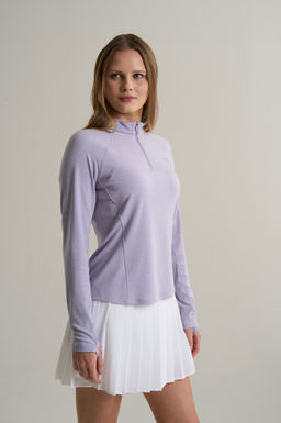 Лонгслив half-zip Фиолетовый ANTA RUNNING LS Tee