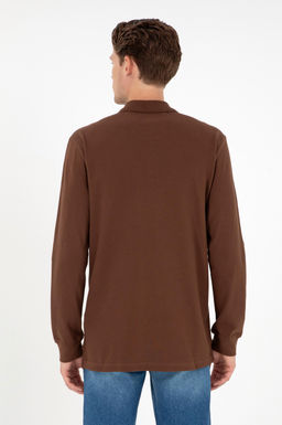 Мужской коричневый базовый свитшот Неожиданная скидка в корзине - U.s. polo assn фото 5