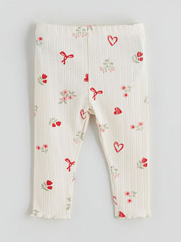 K?z Bebek Desenli Tayt