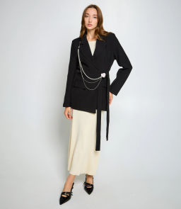 Жакет #КТ2169 (1), чёрный