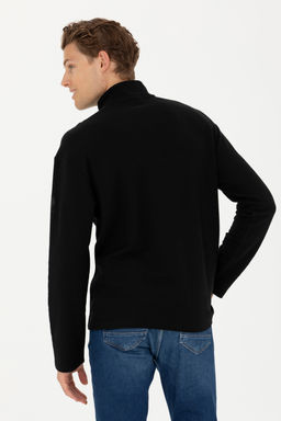 Мужской черный свитшот - U.s. polo assn фото 5