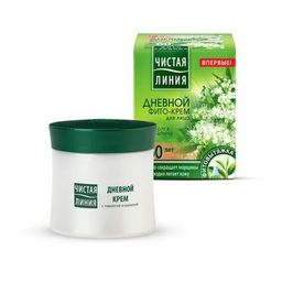 ЧИСТ.ЛИНИЯ д/лица крем от 60лет Дн. Таволга/Калина бан.45мл