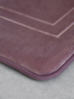 Коврик для туалета 50x60 лиловый полиэстер 100%