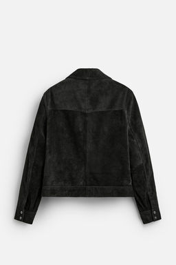 CROPPED SUEDE JACKET - Zara фото 8