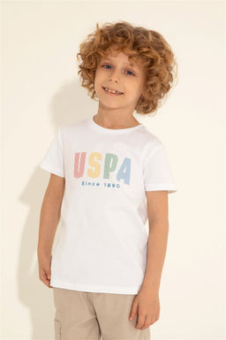 Белая футболка для мальчика - U.s. polo assn фото 6