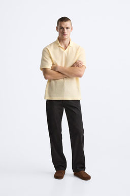 TEXTURED POLO SHIRT - Zara фото 17