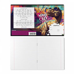 Цена за 10 шт. Тетрадь школьная ученическая ErichKrause Dino Art, 12 листов, линейка (в плёнке по 10 шт.)_MIX-PACK  фото 8