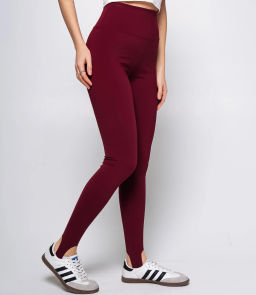 Леггинсы #КТ555 (2), бордовый
