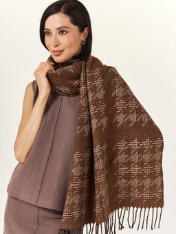 в составе ШЕРСТЬ  и КАШЕМИР Большой, мягкий, теплый  двусторонний палантин - Tantino фото 9