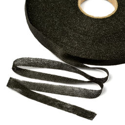 Лента Idealtex нитепрошивная клеевая по долевой 10мм 45г/м? в инд.упаковке черный 4710B рул.100м