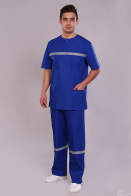 Костюм скорой помощи летний универсальный 148 ТС. Цвет: синий - Стильб фото 5