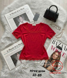 Футболка женская с гипюром - Bruno фото 6