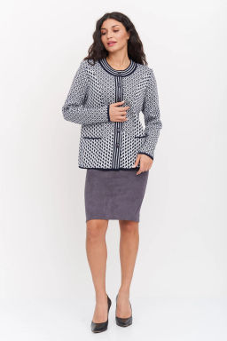 ЗЛАТА Жакет М 3156/синий