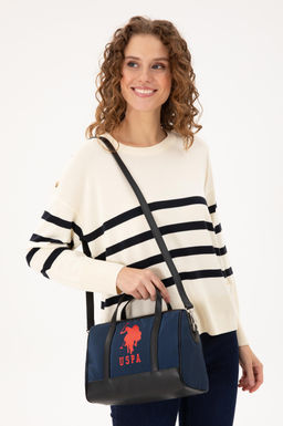 Женская темно-синяя сумка через плечо Неожиданная скидка в корзине