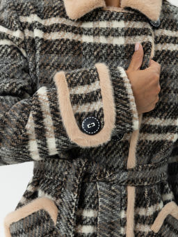 Ажур утепленное пальто - Dyuto фото 12