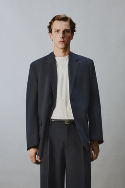 BLAZER TRAJE RELAXED FIT / Marino oscuro