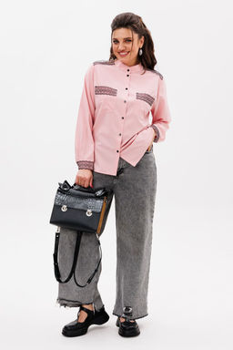 Блуза ANELLI 1250 клубничный крем фото 3