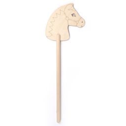 Детская игрушка деревянная «Лошадка на палке. Раскрась меня», 65 см