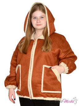 Дубленка-куртка Модель №1791 размеры 44-84 - Plusmoda фото 6