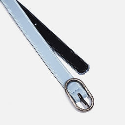 Ремень женский, ширина 2,4 см, пряжка металл, цвет голубой - Simaland фото 2